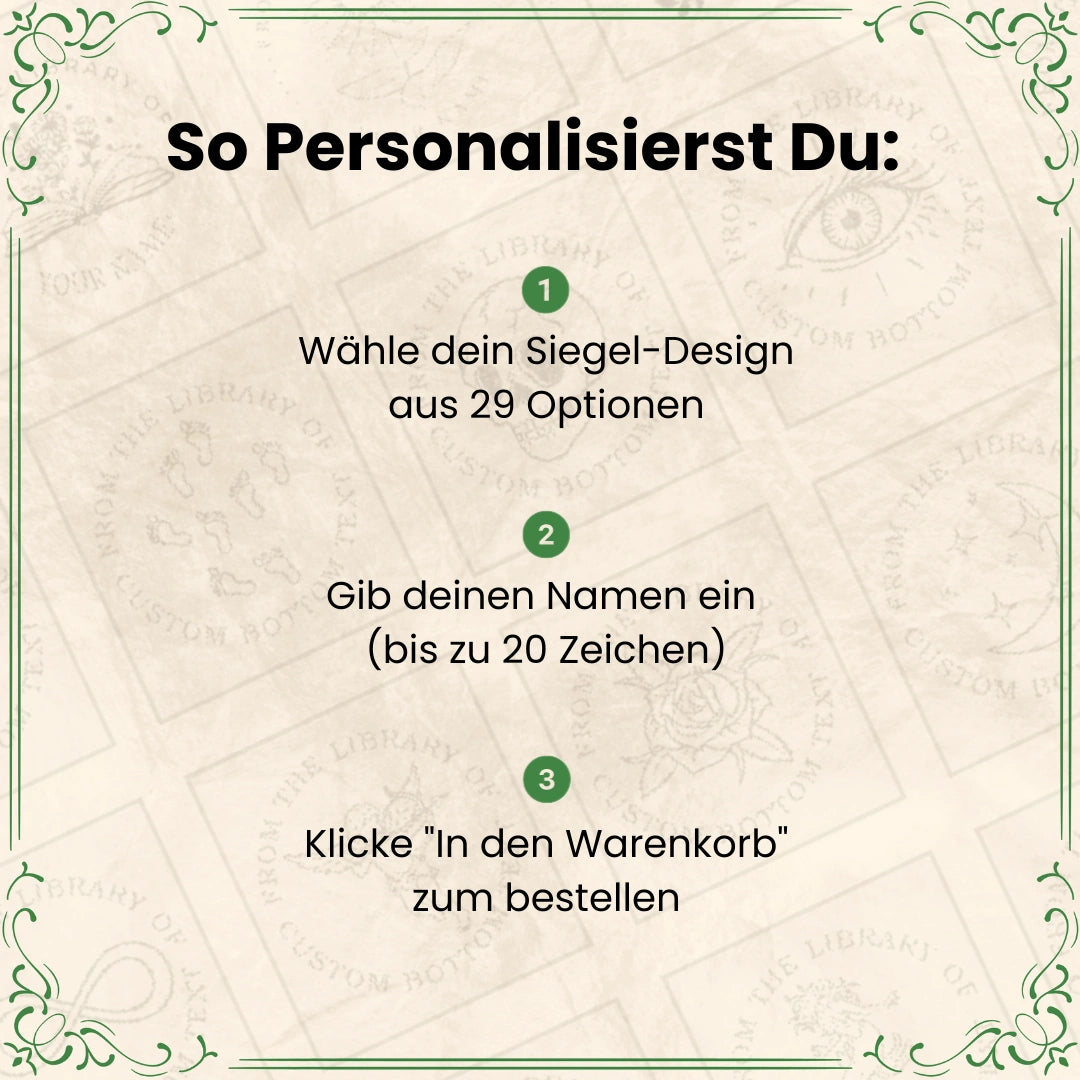 Personalisierter Buchembosser